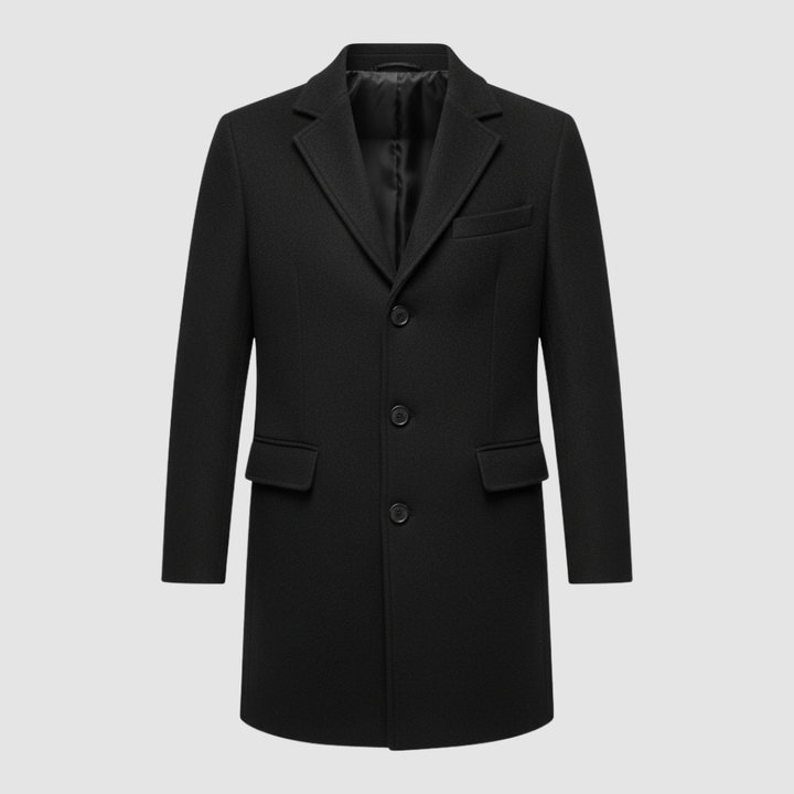 Cappotto elegante da uomo a tre bottoni