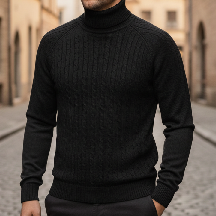 Men's High Neck Sweater