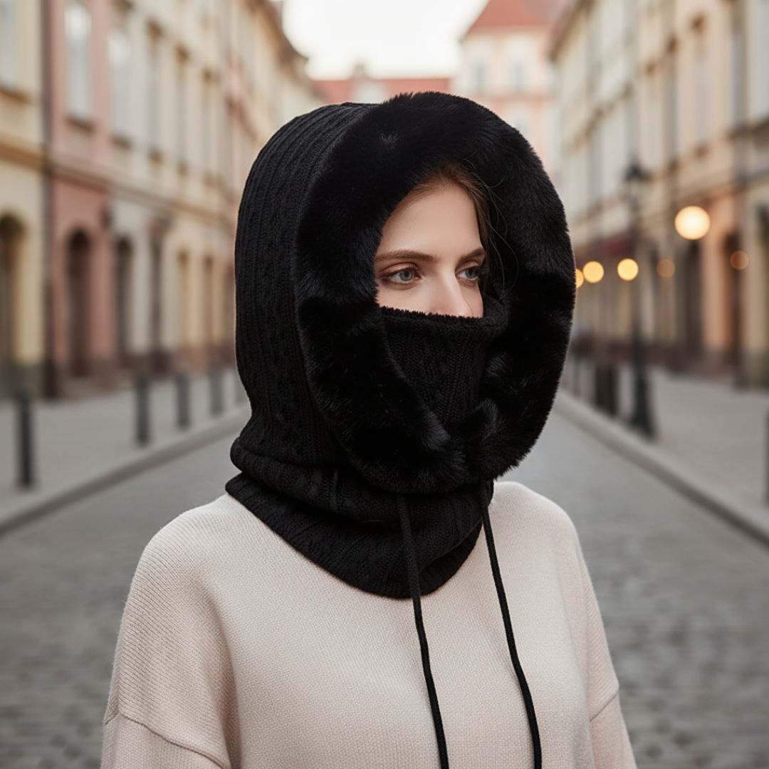 Women's Soft Winter Balaclava with Hood