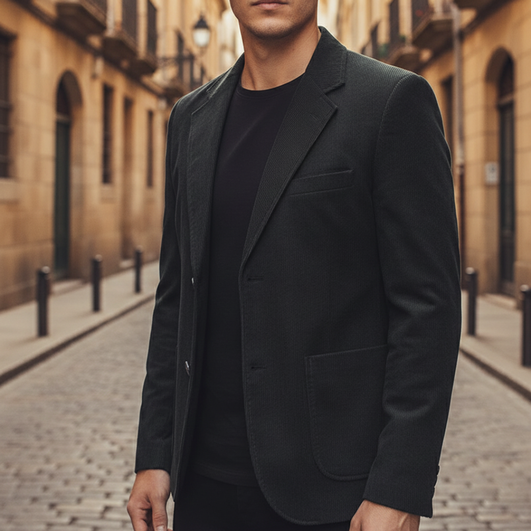 Men's Slim Fit Corduroy Blazer