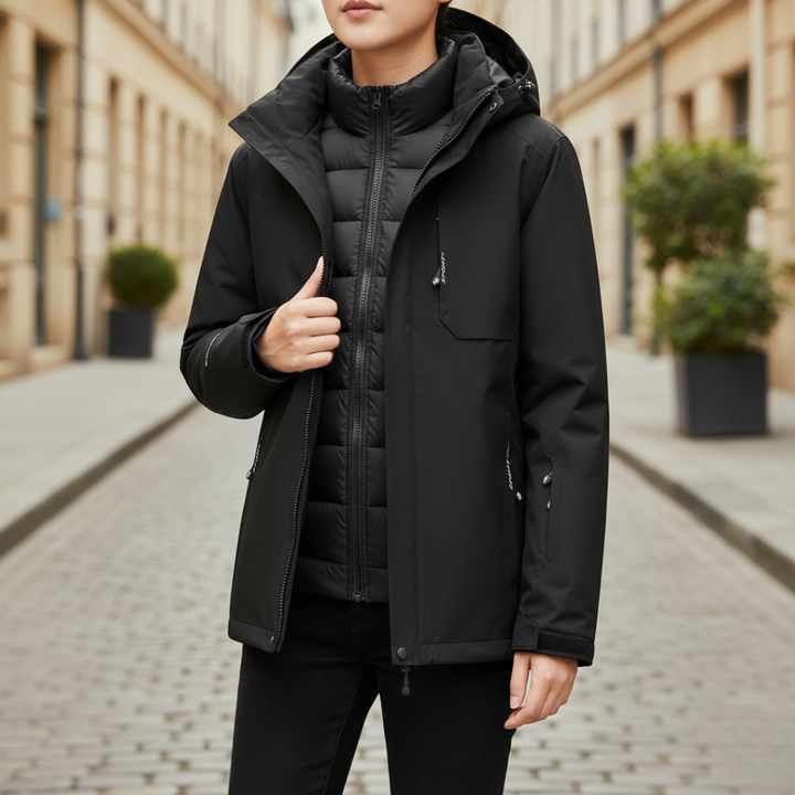 Women's Winter Jacket in Technical Fabric