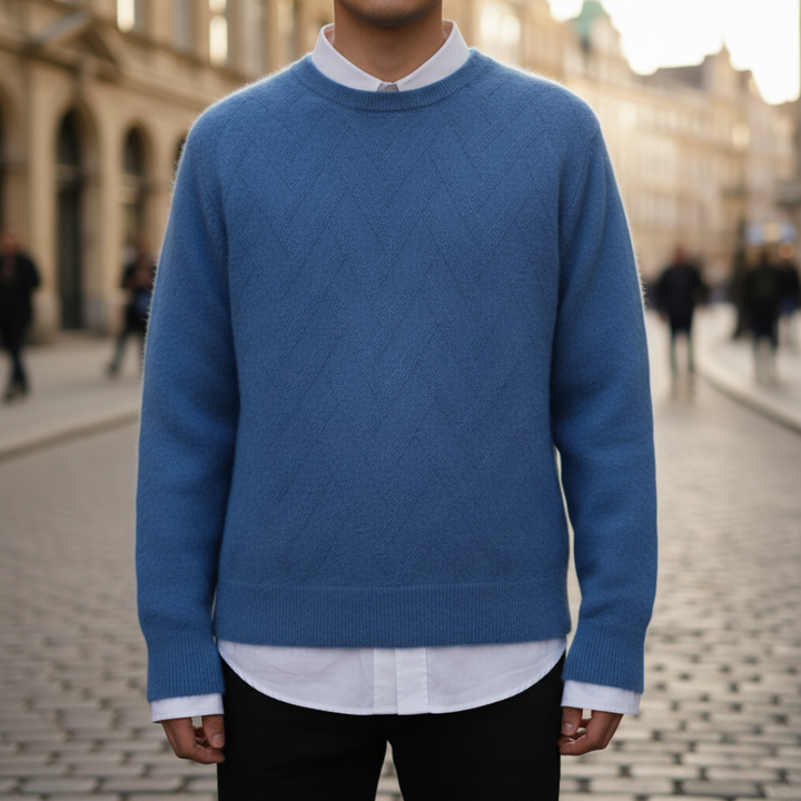 Men's Diamond Pattern Sweater