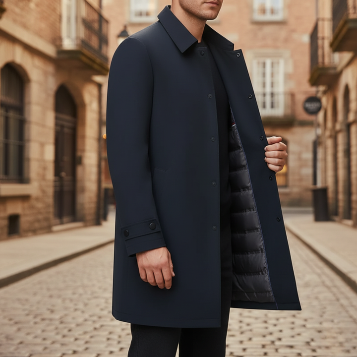 Men's Coat with Buttons