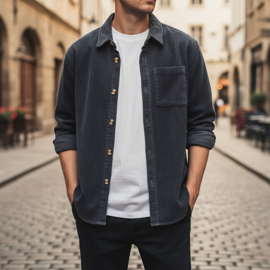 Casual Striped Men's Shirt