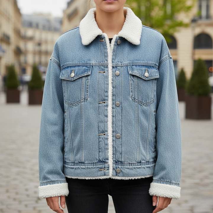 Women's Fabric Jacket with Soft Lining