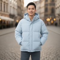 Giacca imbottita unisex con cappuccio