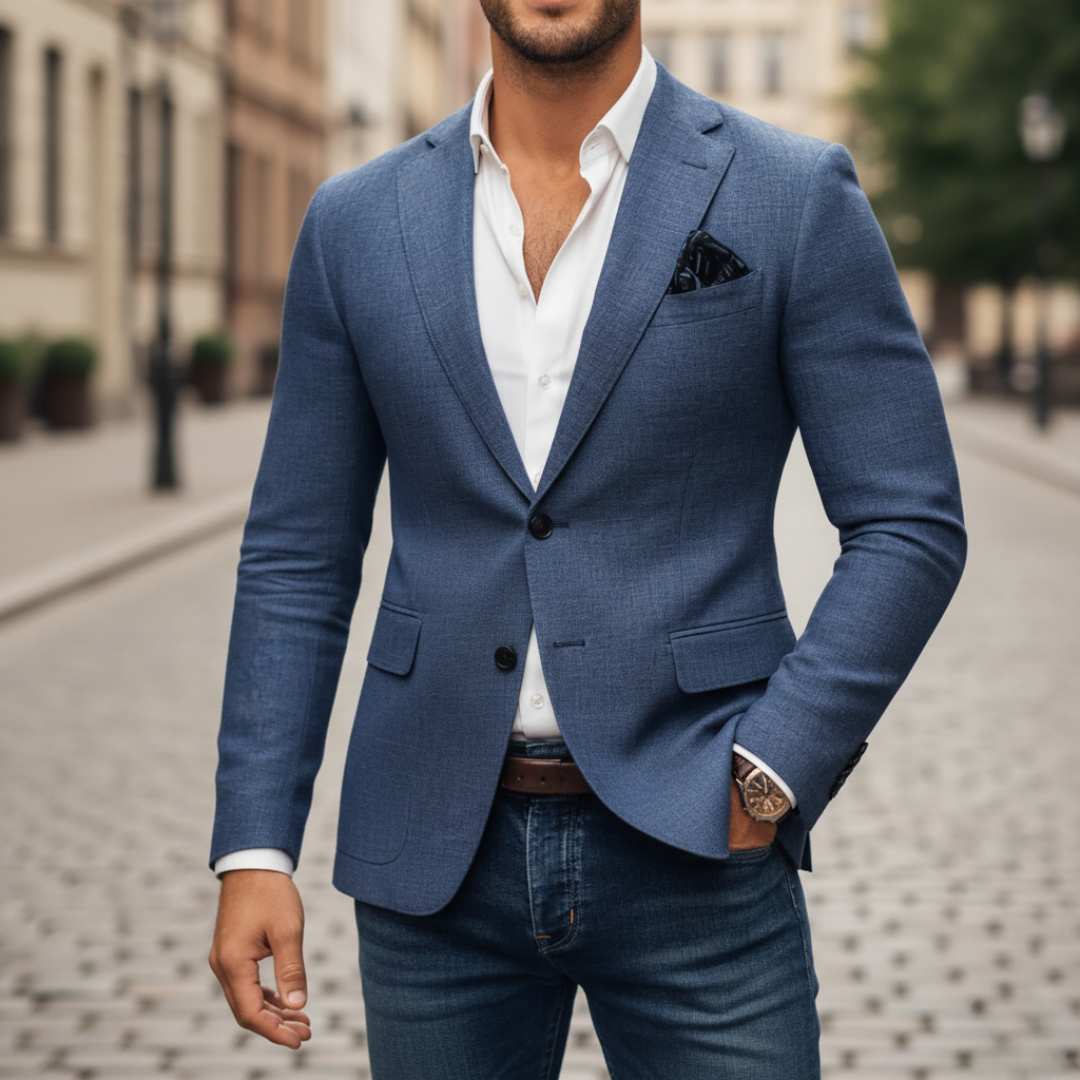 Elegant Slim Fit Men's Blazer