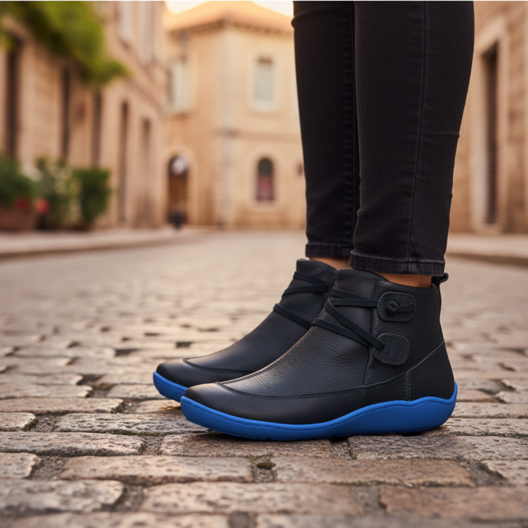 Women's Faux Leather Shoes with Colorful Sole