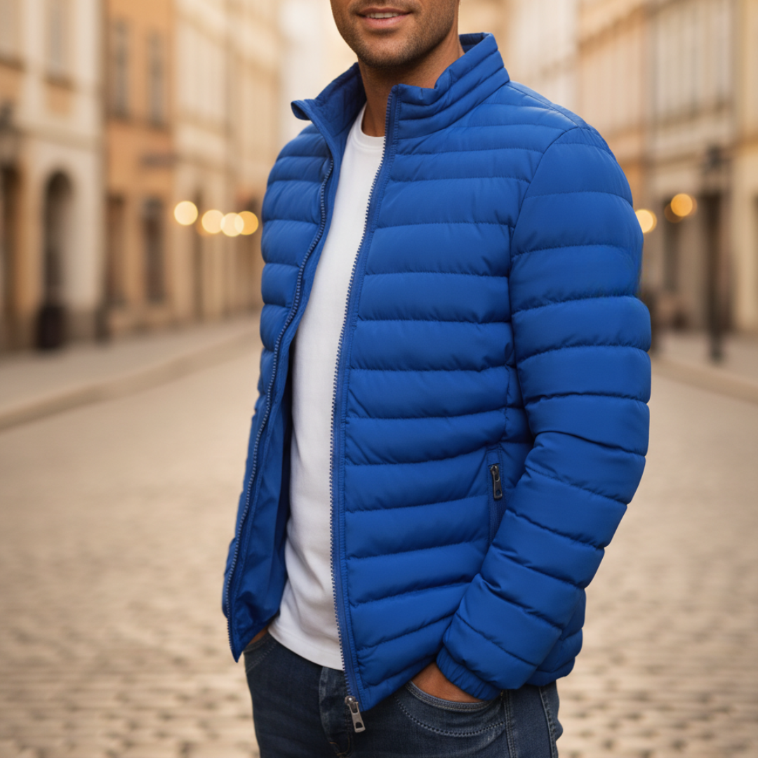 Men's Down Jacket Made of Durable Material