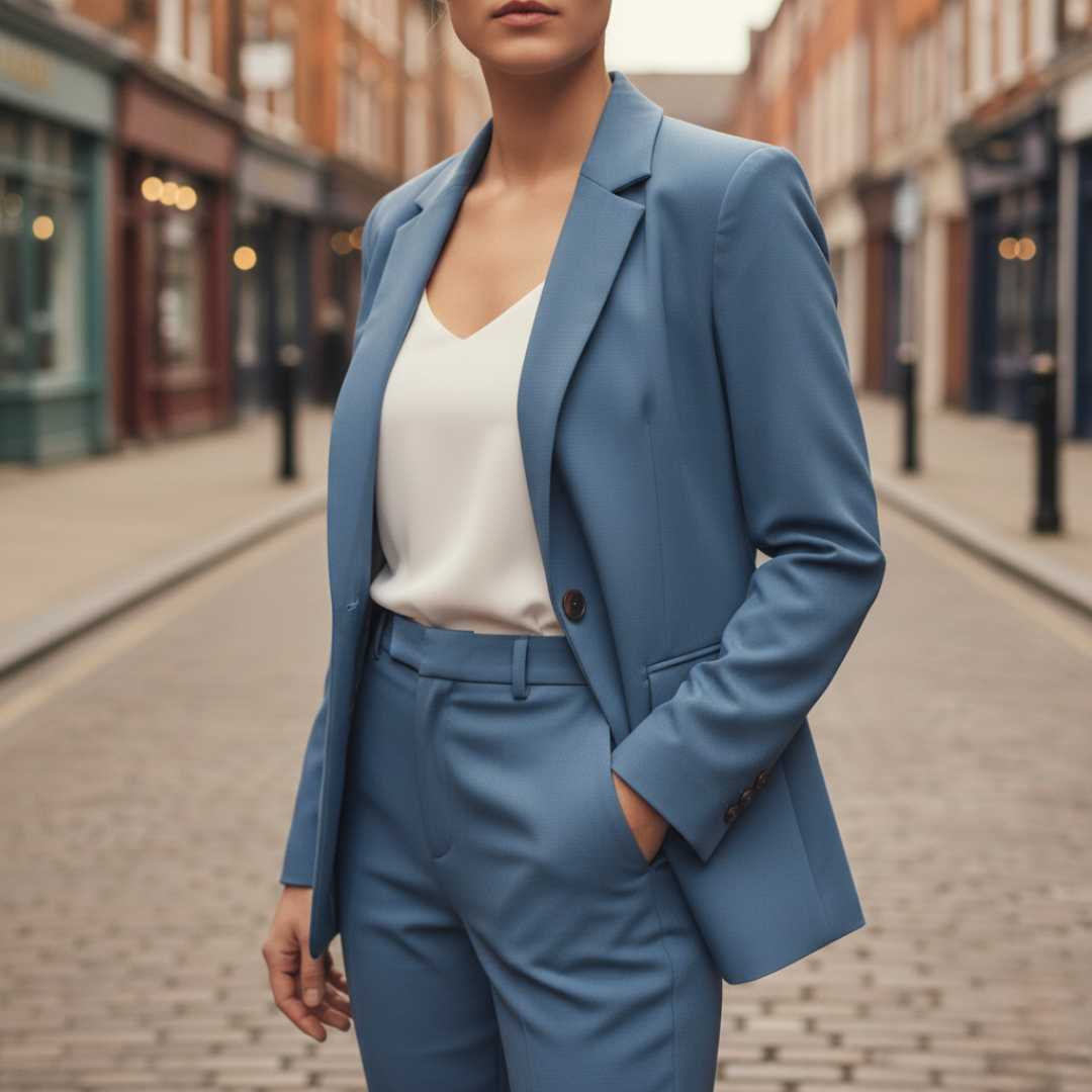 Women's Elegant Jacket and Pants Set