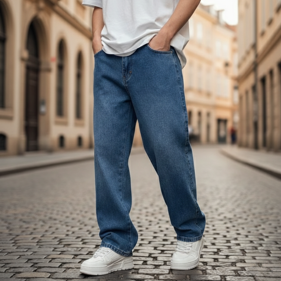 Men's Straight Leg Regular Fit Jeans