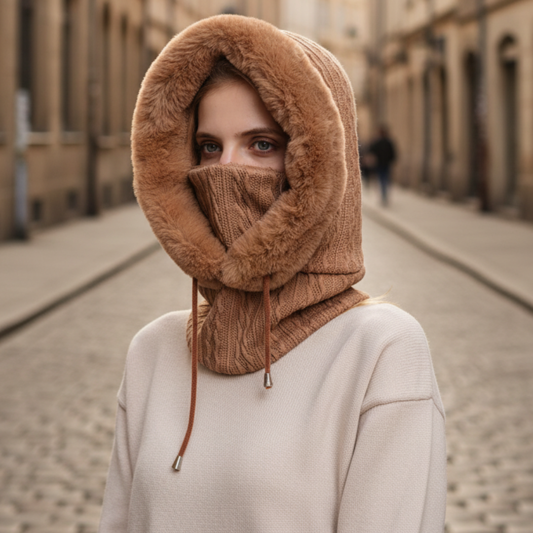Women's Soft Winter Balaclava with Hood