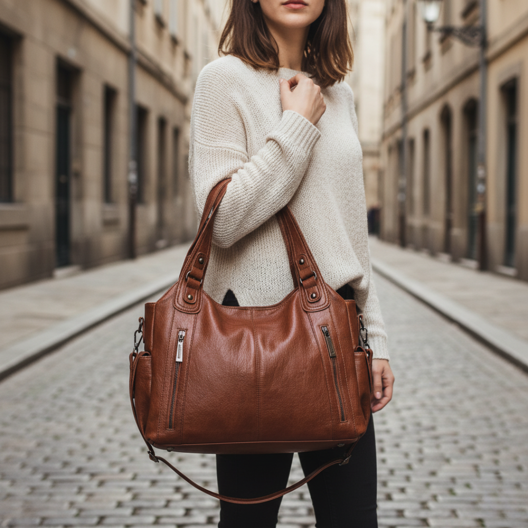 Large Women's Faux Leather Bag