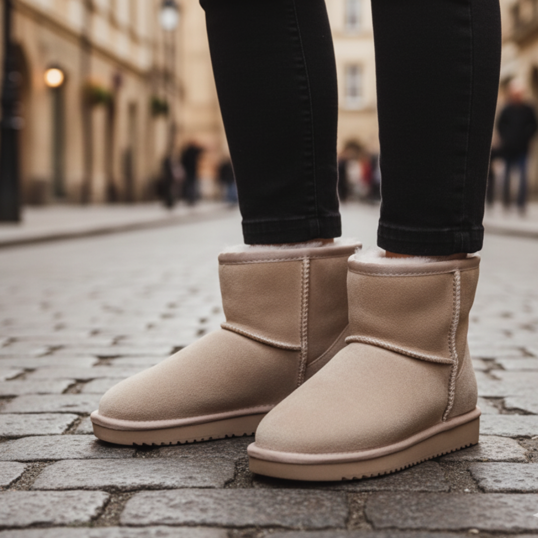 Women's Ankle Boots with Warm Lining