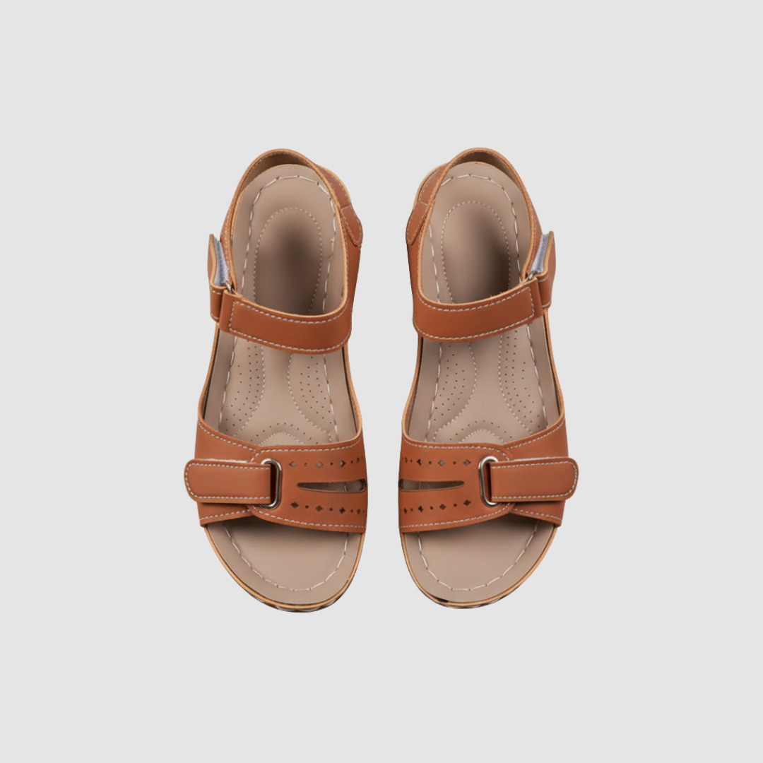 Women's sandals with strap