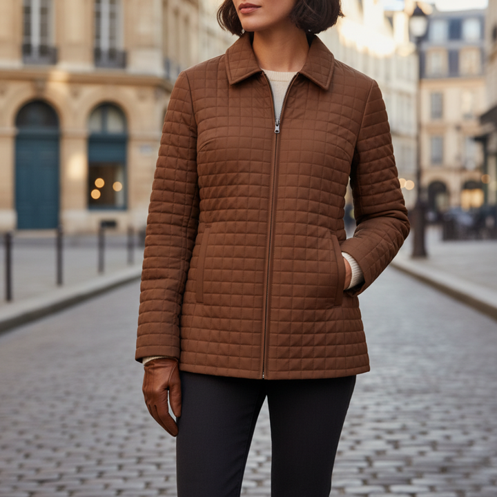 Women's Quilted Fabric Jacket