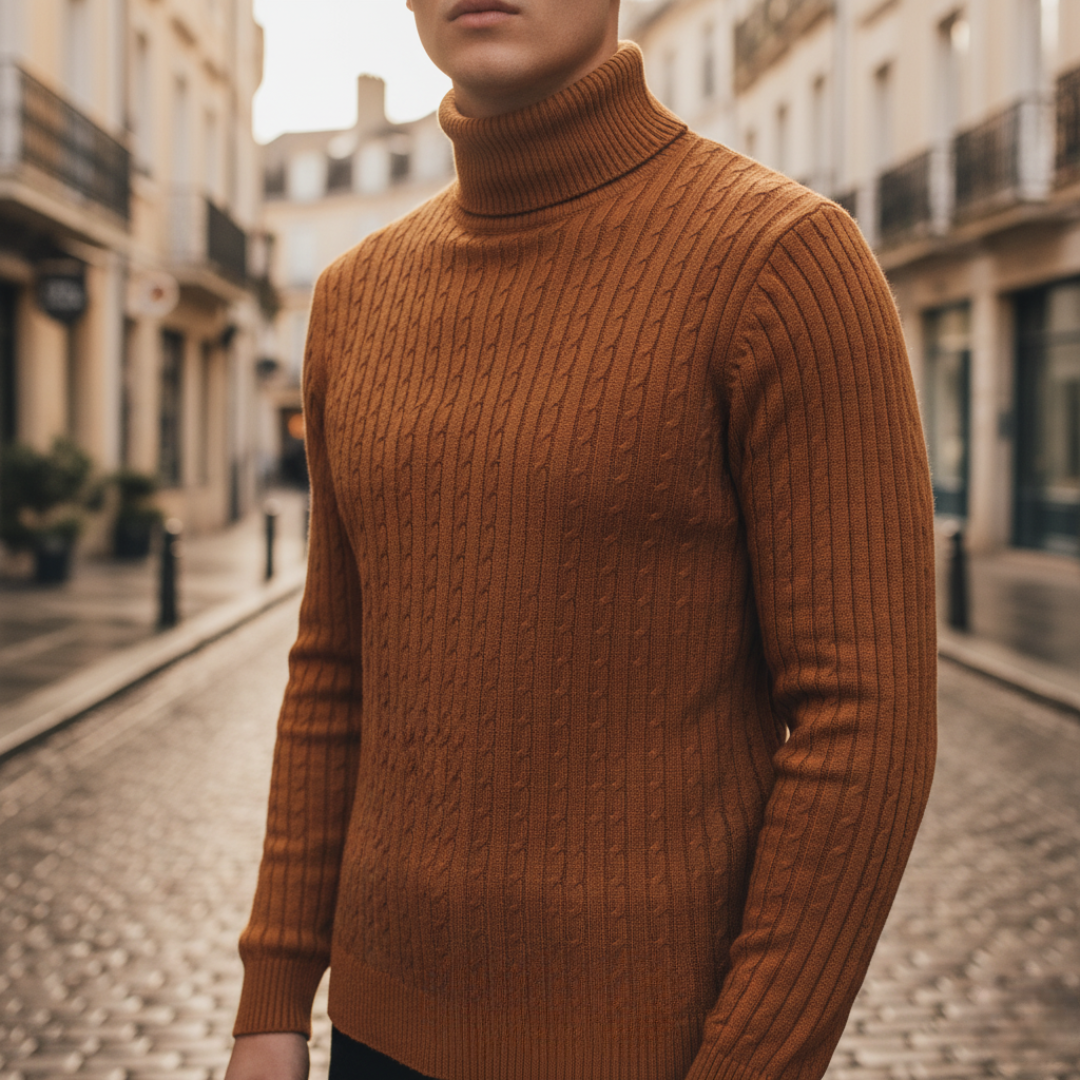 Men's High Neck Sweater
