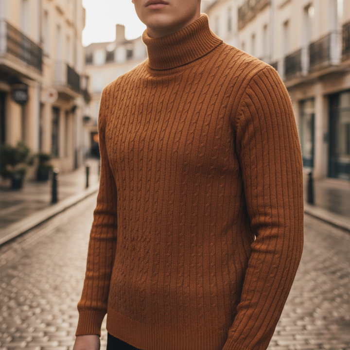 Men's High Neck Sweater