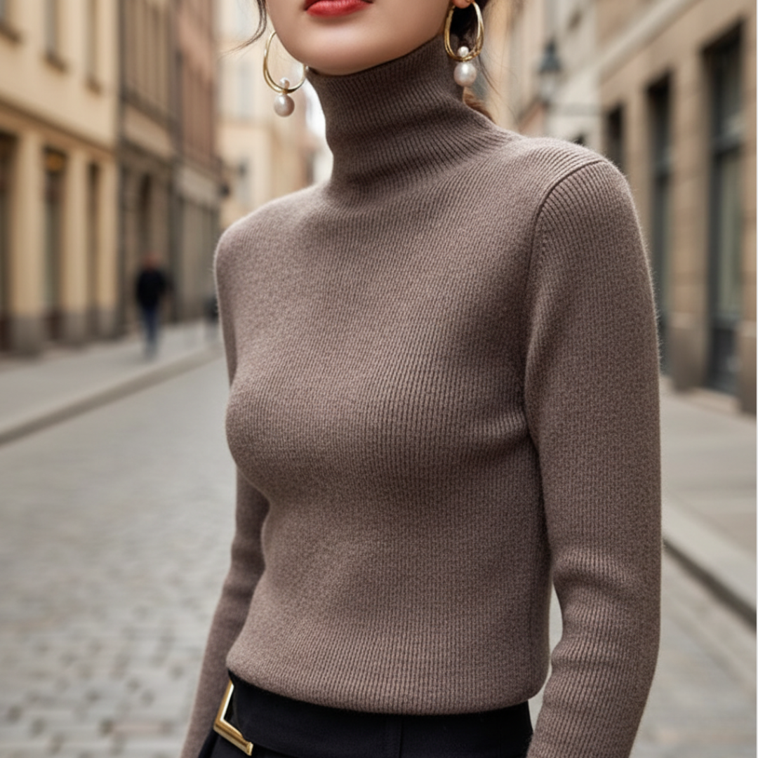 Women's Crew Neck Sweater in Soft Material