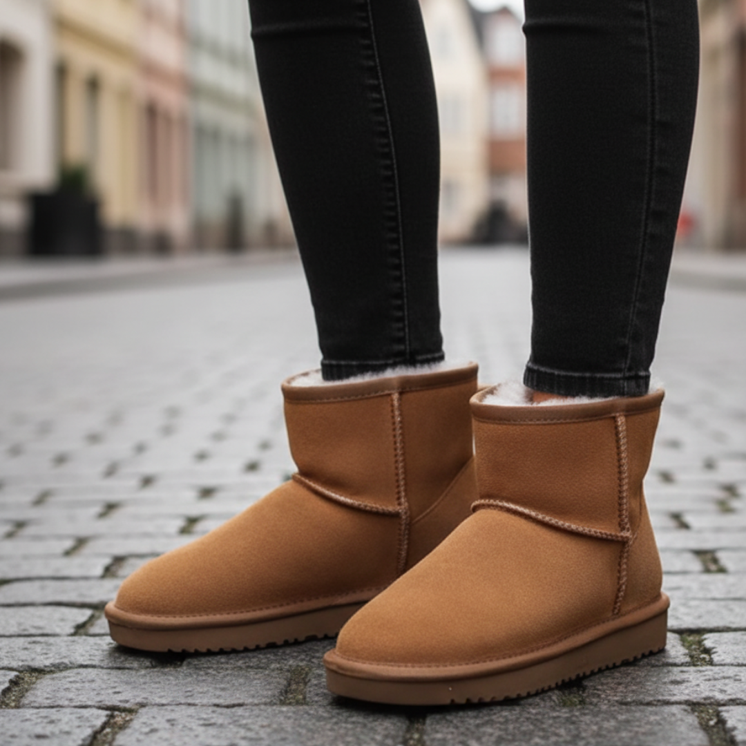 Women's Ankle Boots with Warm Lining