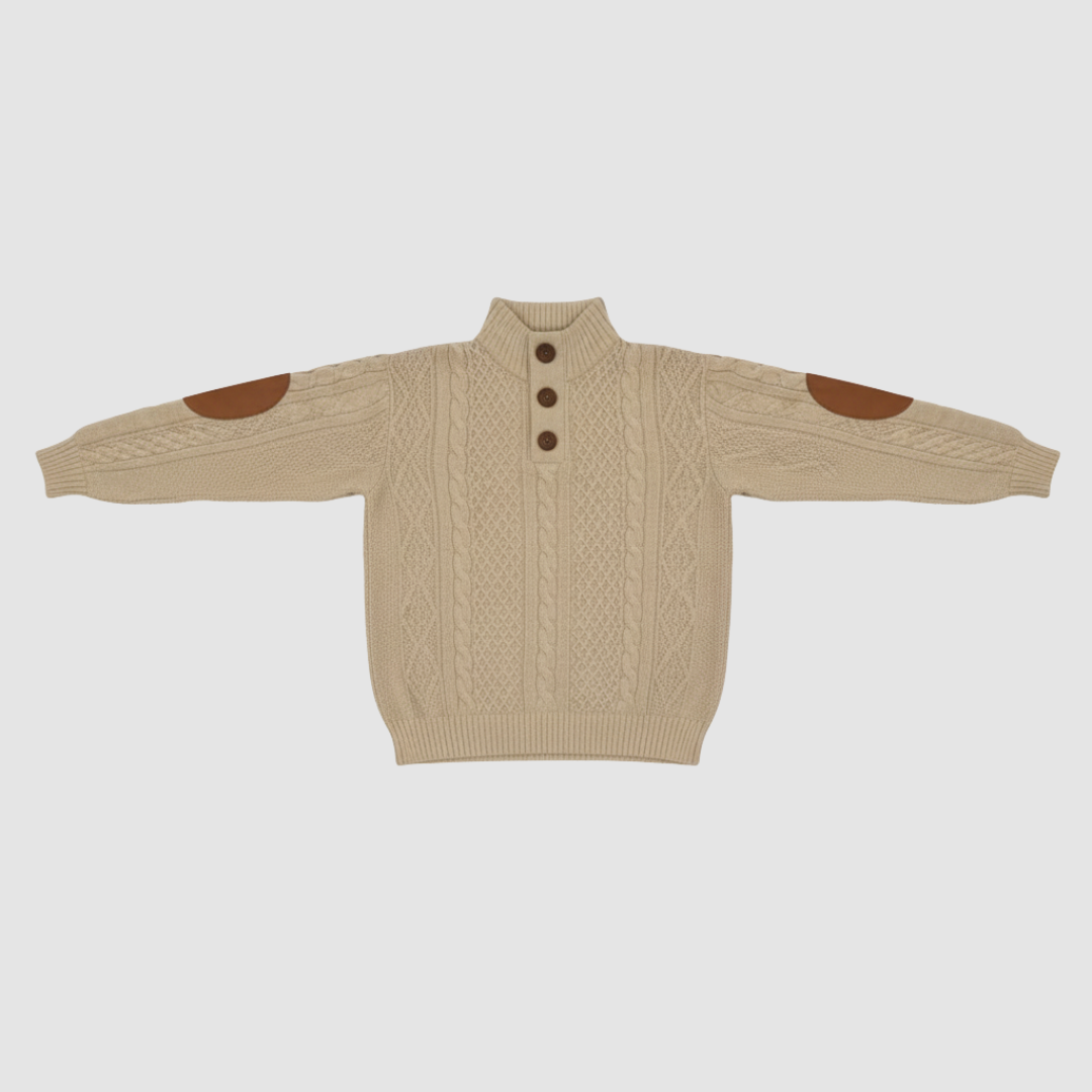 Casual Men's Knit Blazer, Single-Breasted