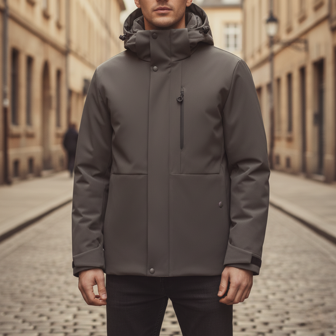 Men's Waterproof Jacket with Hood