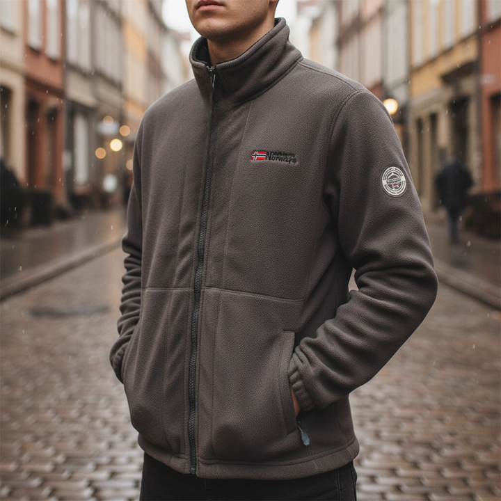 Men's Fleece Jacket with Winter Zip