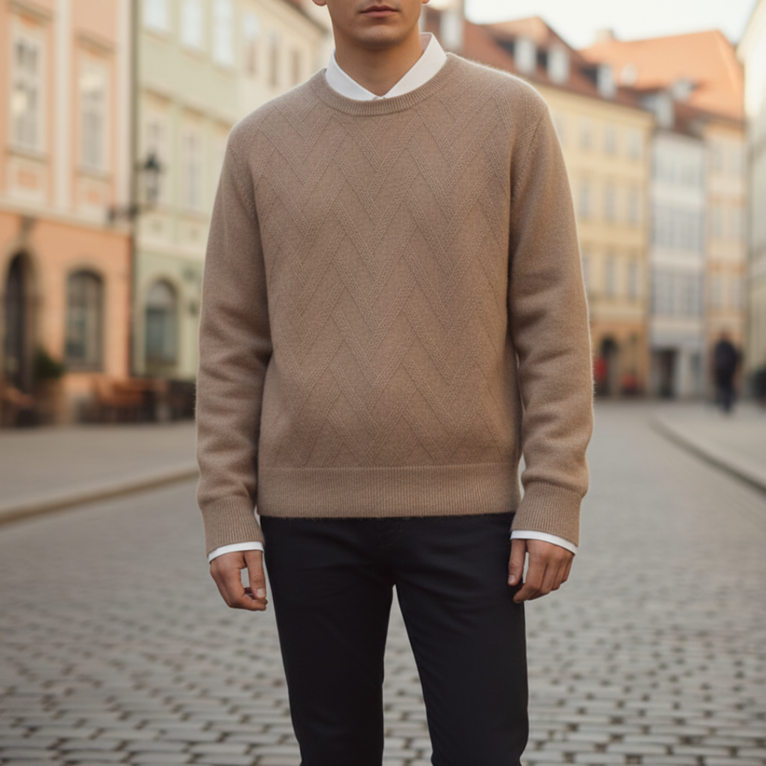 Men's Diamond Pattern Sweater