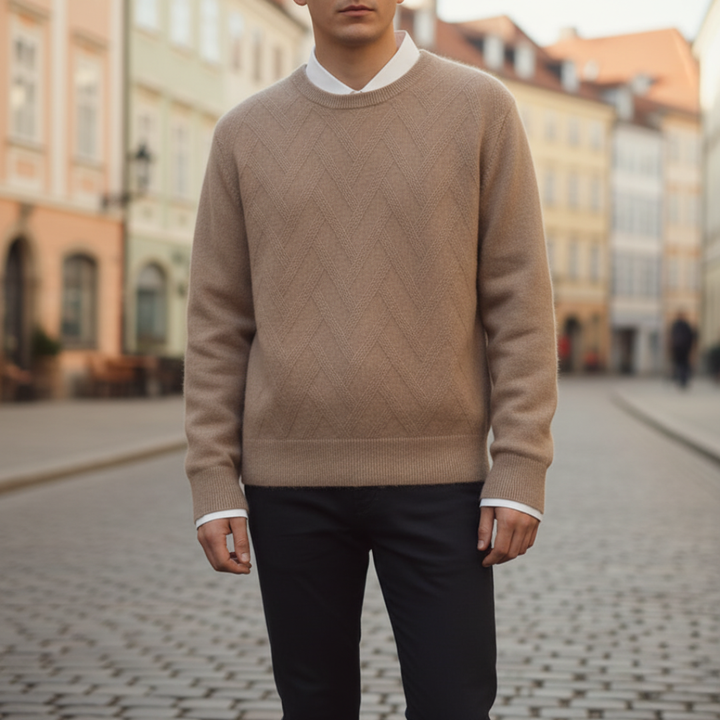 Men's Diamond Pattern Sweater