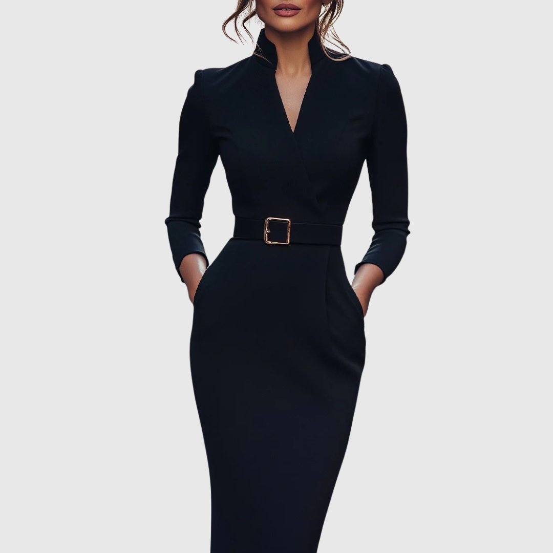 Women's Satin Midi Dress Sleeveless Slim Fit – Elegant