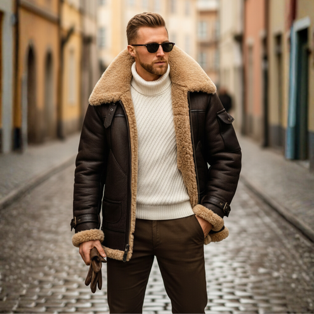 Men's Jacket with Fur