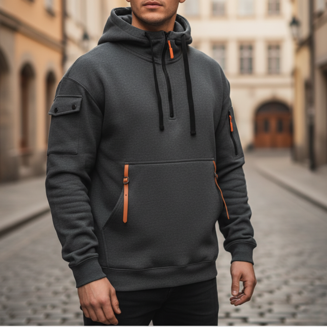 Men's Zip-Up Hoodie