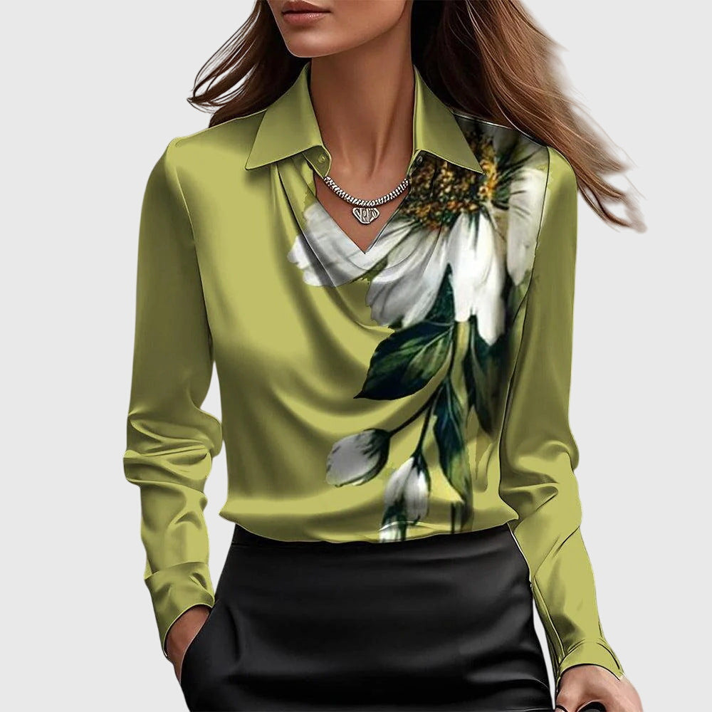 Elegant Sleeveless Women's Blouse with Buttons