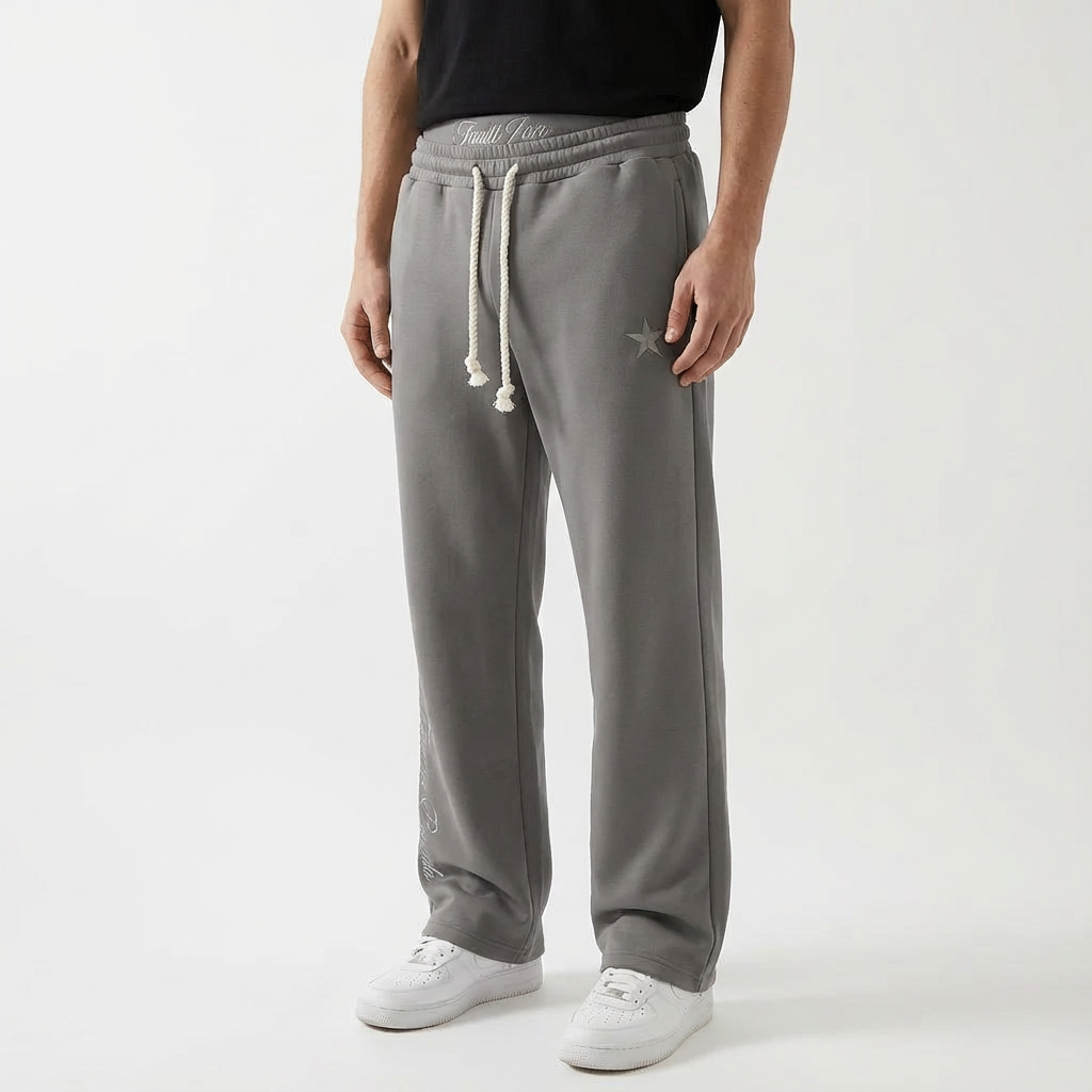 Unisex Baggy Fit Jogger Pants with Pockets Casual