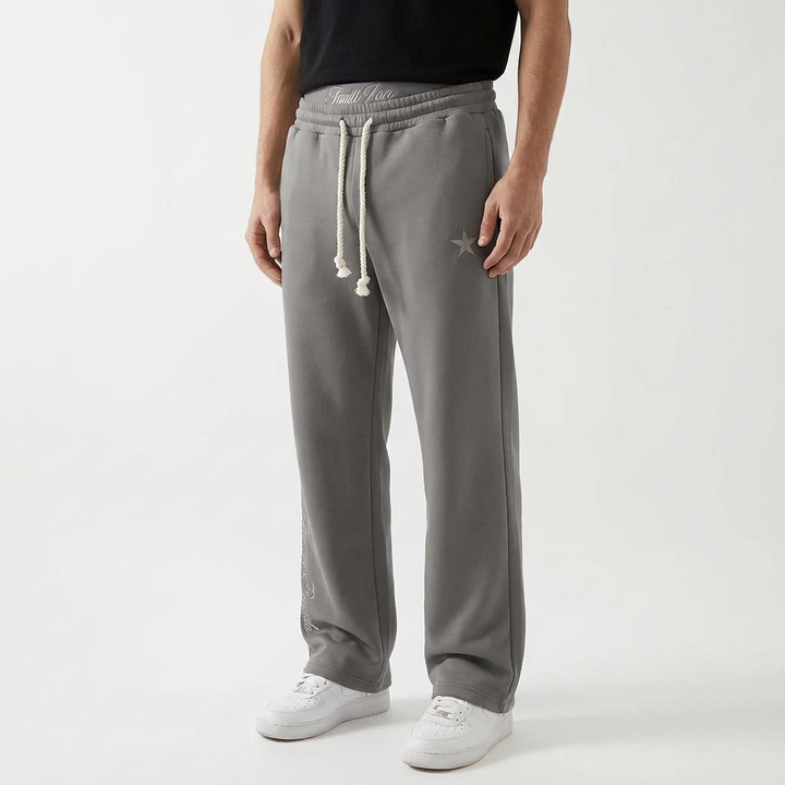 Pantaloni jogger unisex a vestibilità larga con tasche, casual