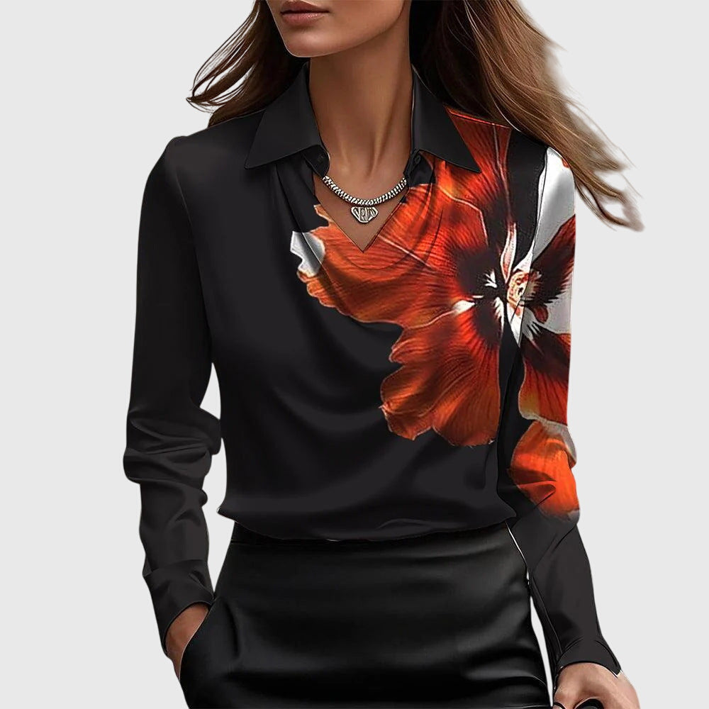Elegant Sleeveless Women's Blouse with Buttons
