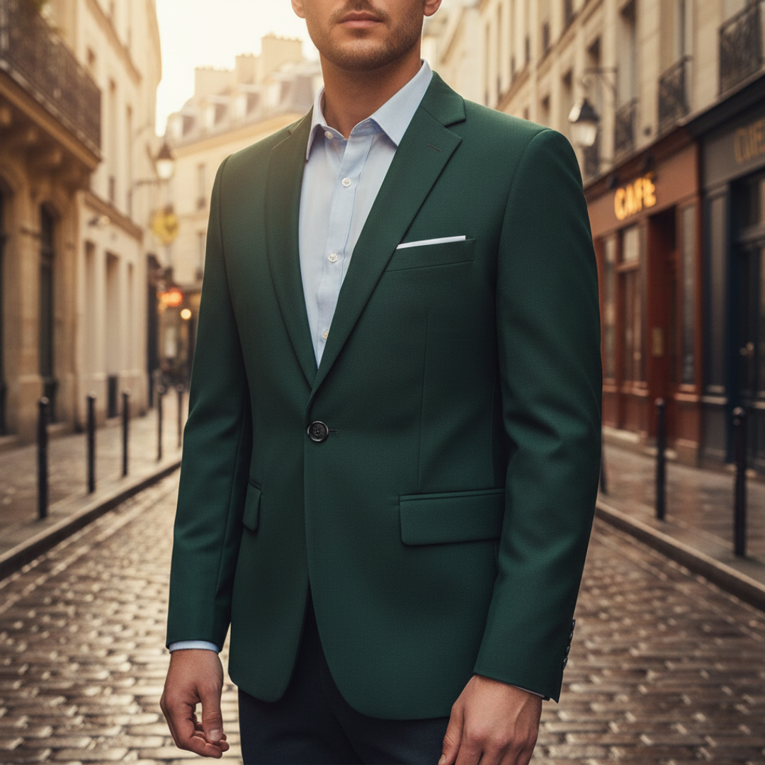 Men's Slim Fit Formal Business Jacket