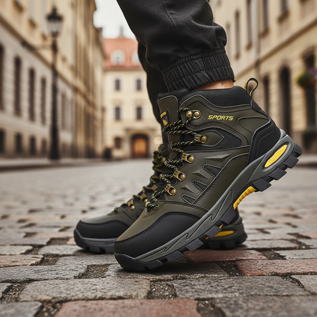 Men's Waterproof Hiking Shoes with Laces