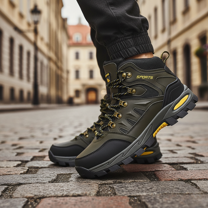 Scarpe da trekking impermeabili da uomo con lacci