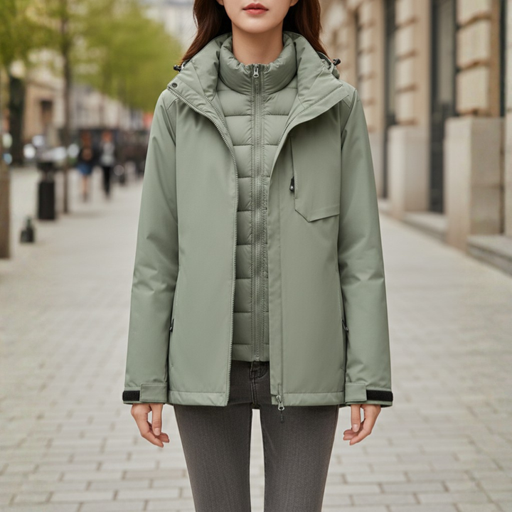 Women's Winter Jacket in Technical Fabric