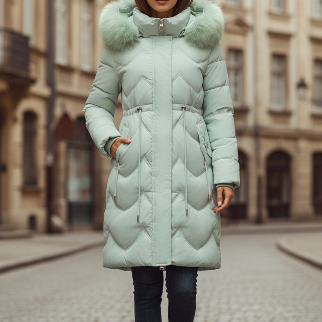 Women's Winter Waterproof Down Jacket with Hood