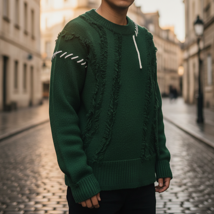 Men's Fringe Sweater