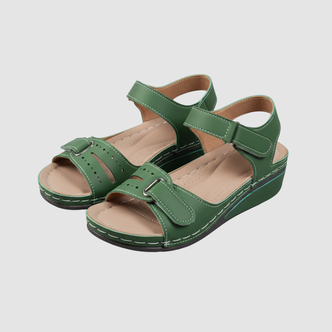 Women's sandals with strap