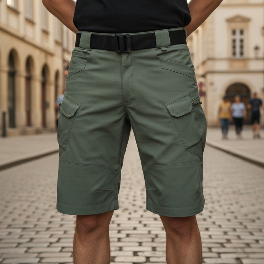 Men's Summer Tactical Cargo Shorts - Water-Repellent