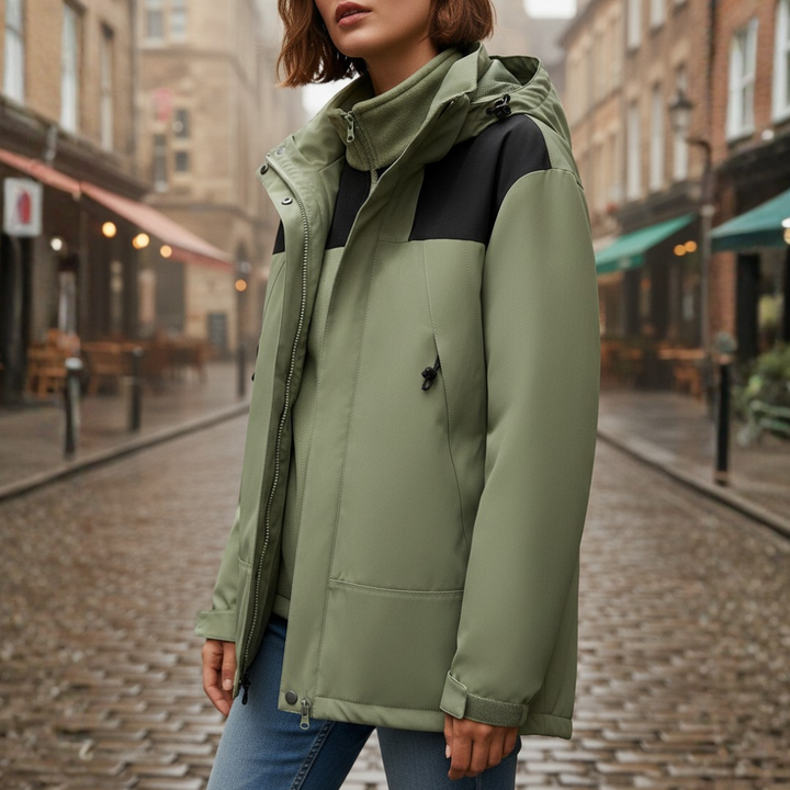 Women's Waterproof Jacket with Hood