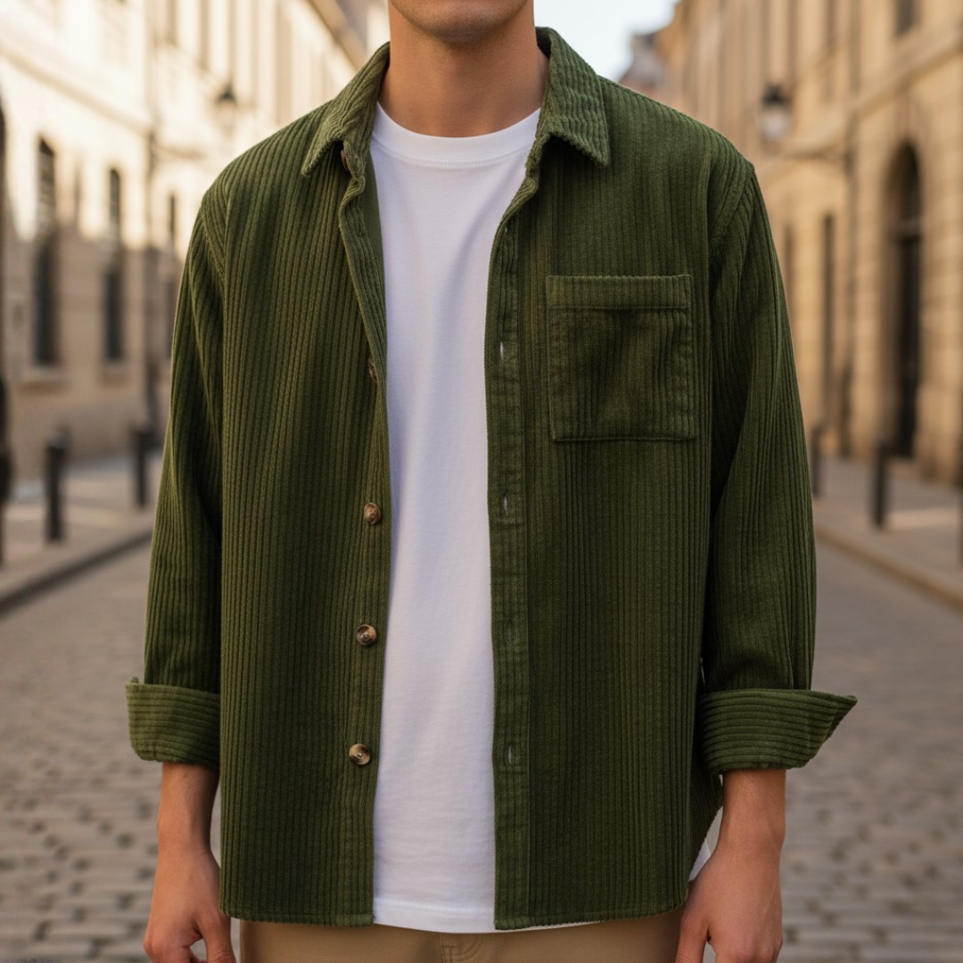 Casual Striped Men's Shirt
