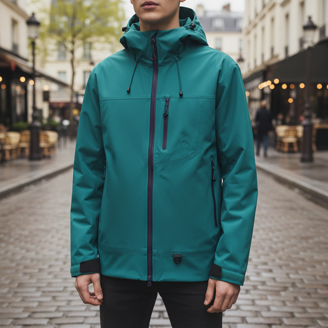 Unisex Outdoor Jacket in Technical Fabric