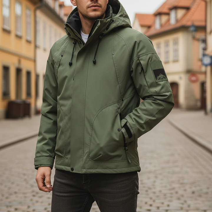 Men's Winter Jacket with Hood