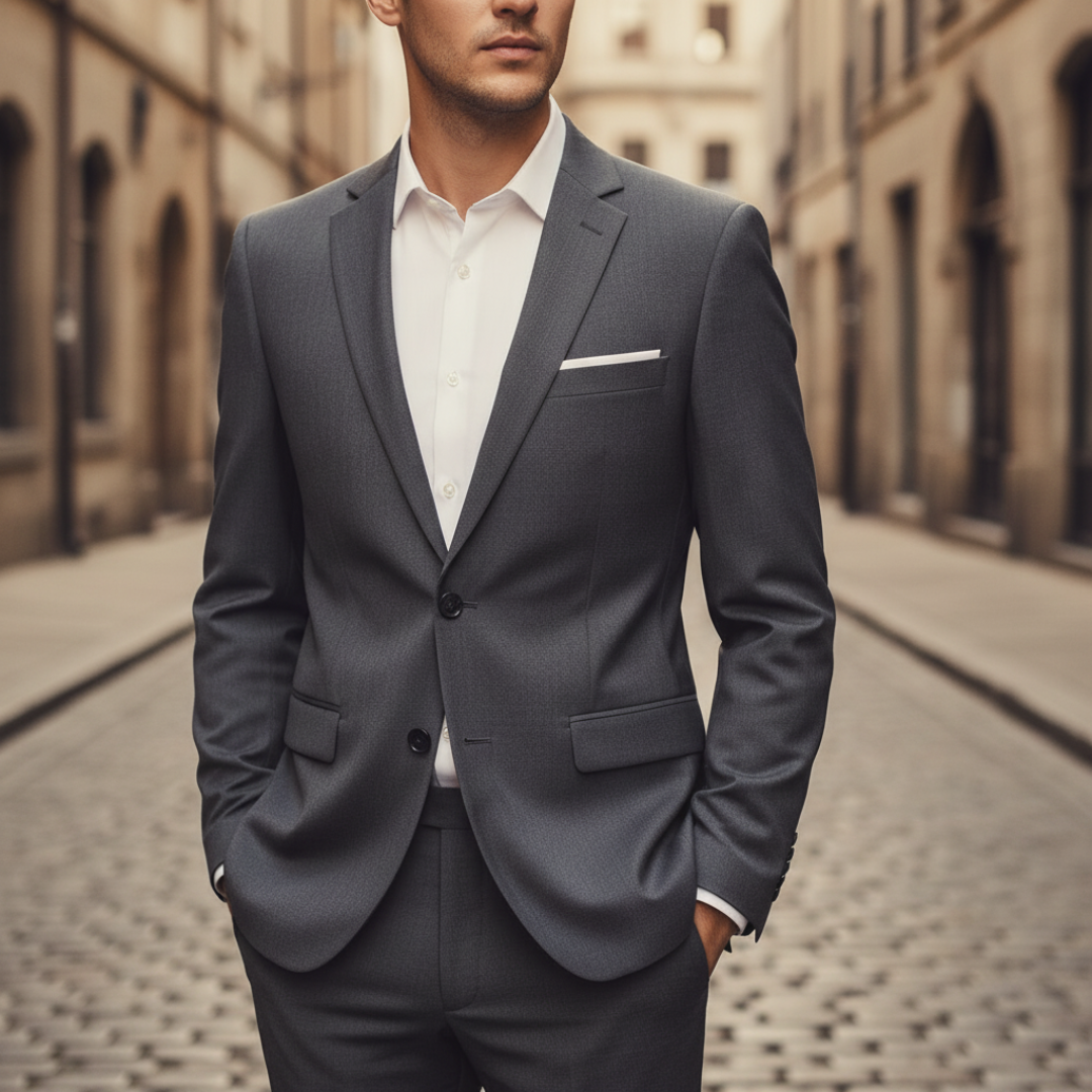 Men's Dark Slim Fit Blazer