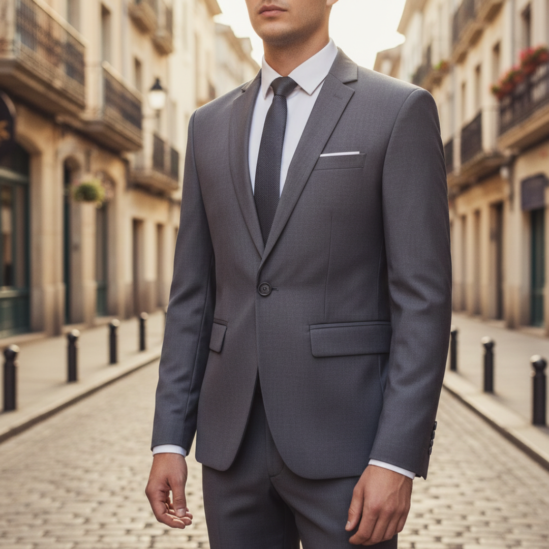 Men's Slim Fit Formal Business Jacket